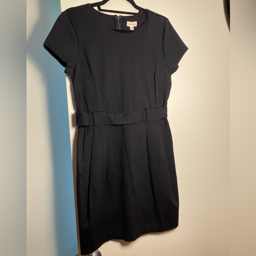 Maison Jules black belted dress